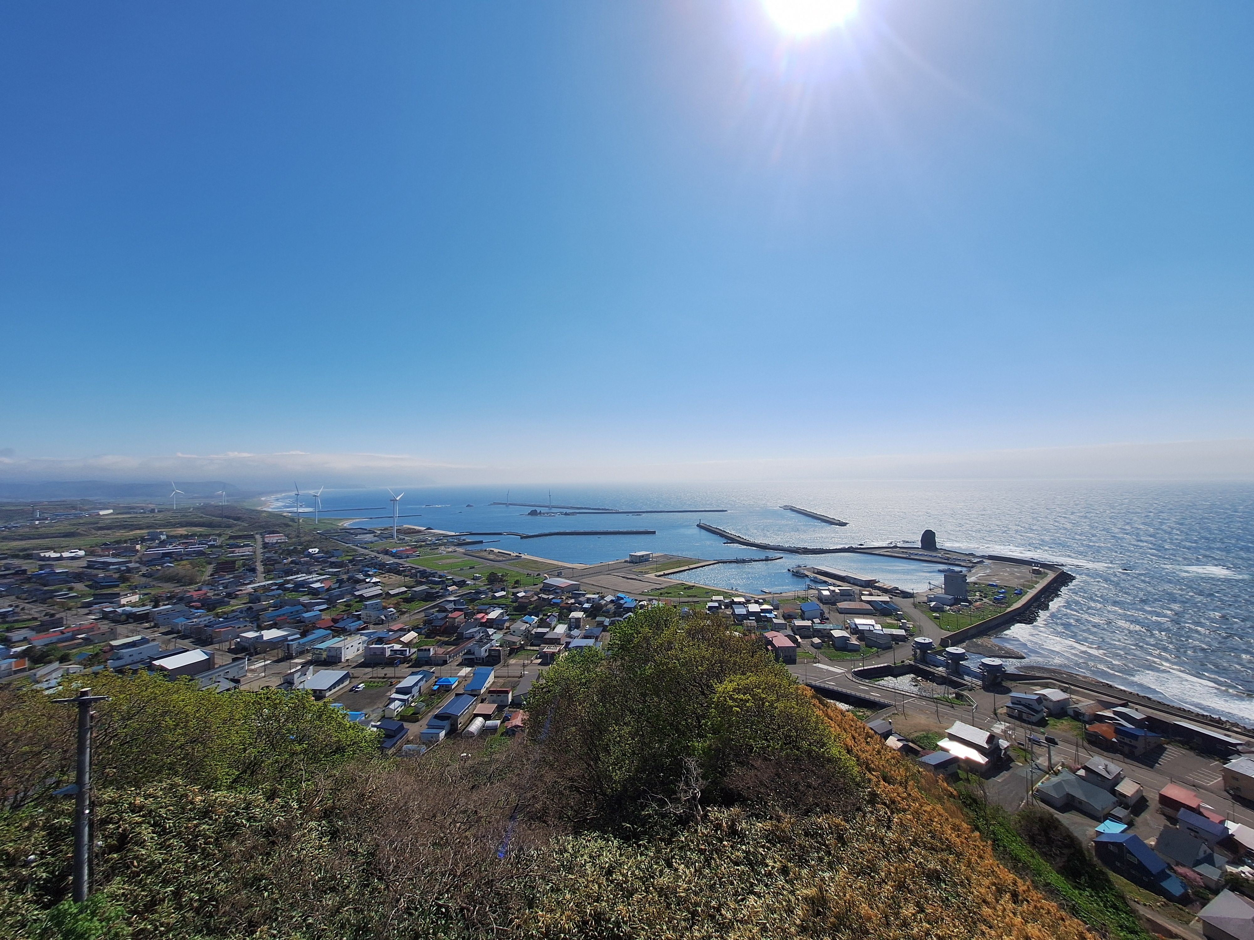 せたなの朝の風景